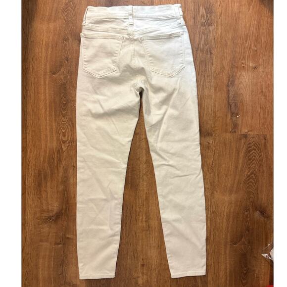 NWT J.Crew 9” Mid Rise Skinny Jeans In Signature Stretch White Size 27 - Picture 7 of 8